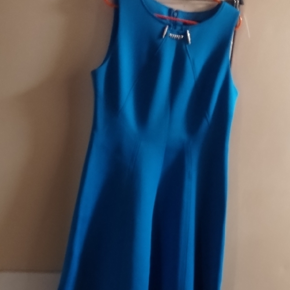 H&M Vibrant Blue Mini Dress - Picture 3 of 8